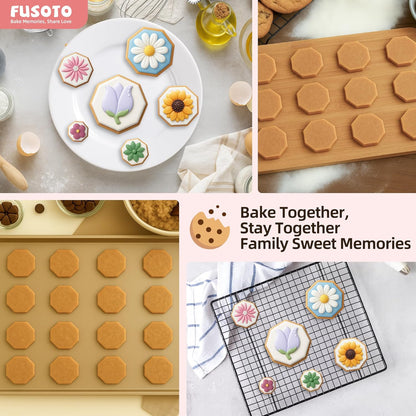 6PCS Square Cookie Cutter Set - Square Shaped, 1.5-4 Inch | Square Shaped Geometric Cookie Cutter for Kitchen Baking, Stainless Steel, (1.5", 2", 2.5", 3", 3.5", 4"), Square