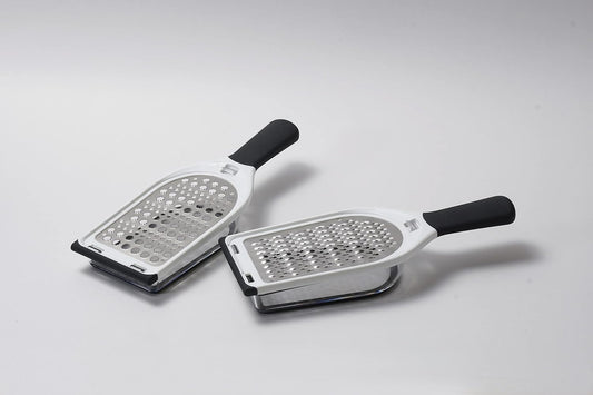 Pearl Metal CC-1605 Slicer, Julienne Slicer, Double-Sided, Thin, Thick, Container Included, Stopper Included