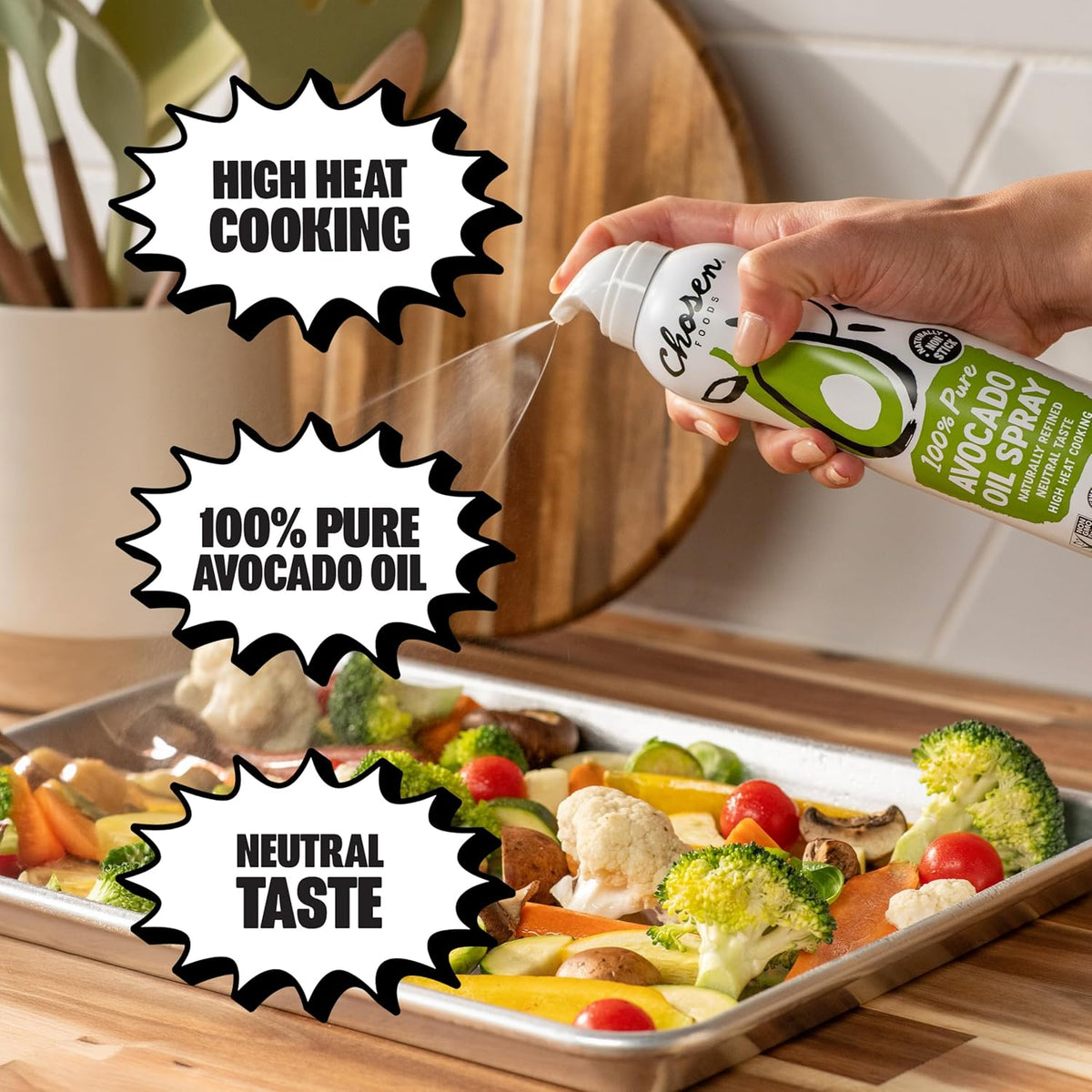 Spray, 4.7 Oz - All Purpose Cooking Spray made from 100% pure avocados - Non-GMO, Gluten-Free, Keto Friendly - 134g (Pack Of 1)