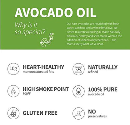 Spray, 4.7 Oz - All Purpose Cooking Spray made from 100% pure avocados - Non-GMO, Gluten-Free, Keto Friendly - 134g (Pack Of 1)