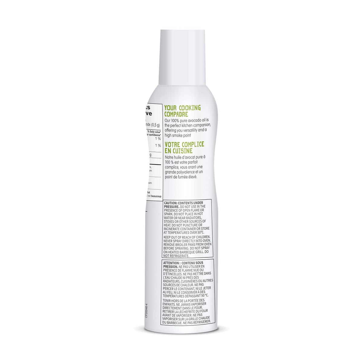Spray, 4.7 Oz - All Purpose Cooking Spray made from 100% pure avocados - Non-GMO, Gluten-Free, Keto Friendly - 134g (Pack Of 1)
