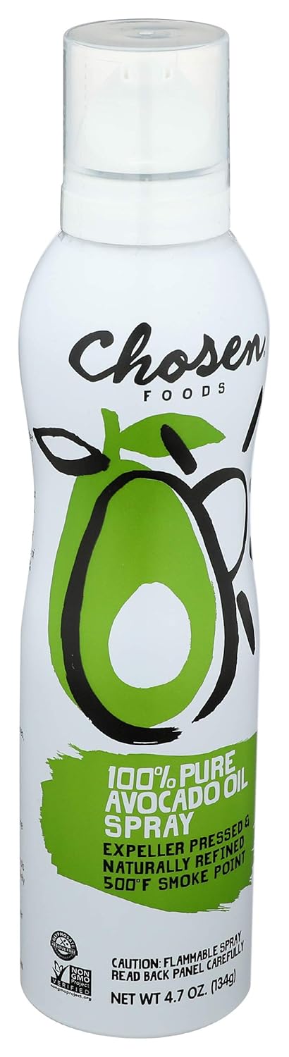 Spray, 4.7 Oz - All Purpose Cooking Spray made from 100% pure avocados - Non-GMO, Gluten-Free, Keto Friendly - 134g (Pack Of 1)