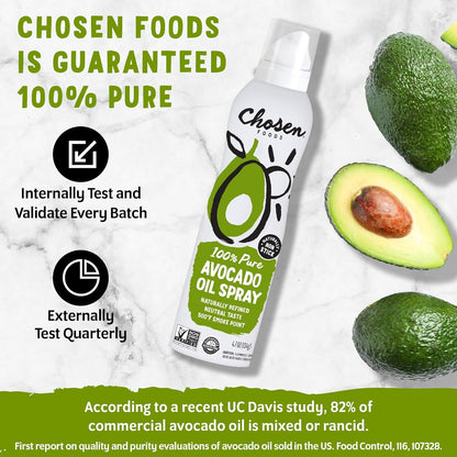 Spray, 4.7 Oz - All Purpose Cooking Spray made from 100% pure avocados - Non-GMO, Gluten-Free, Keto Friendly - 134g (Pack Of 1)