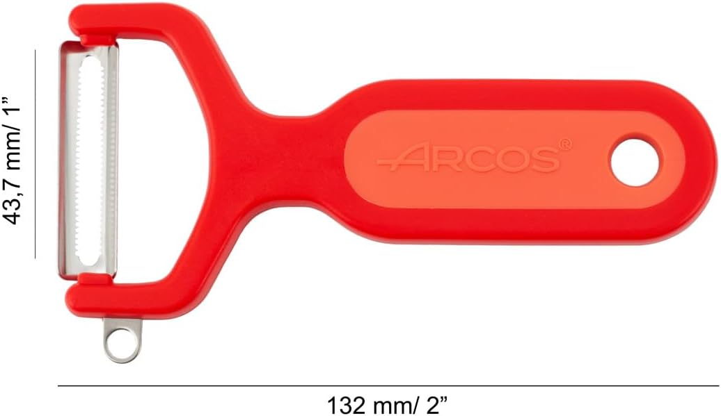 Julienne Peeler. Professional Chrome-Plated Cutter. 5.5 Inch Stainless Steel Kitchen Tool for Precise Cutting. Chef's Gadget with Ergonomic Design. Silver Color