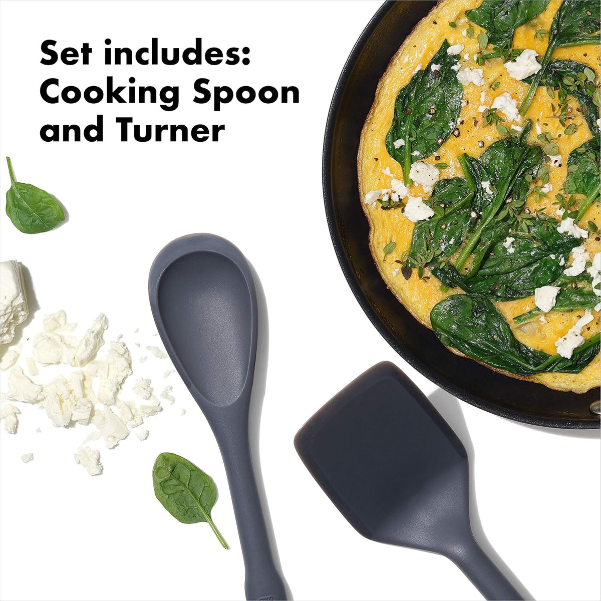 Good Grips Silicone Utensil Set, Gray, One size