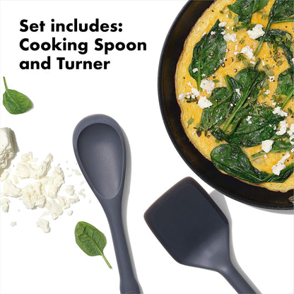 Good Grips Silicone Utensil Set, Gray, One size