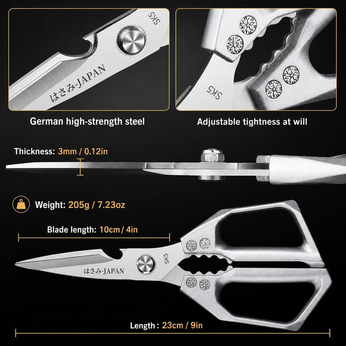 Kitchen Scissors for Food All Purpose Cooking Shears for Meat