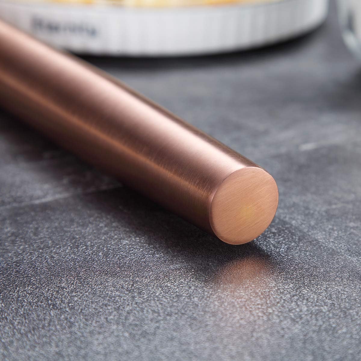 Stainless Steel Rolling Pin, Matte Finish 16.7 Inches, Rolling Pin For Baking Pizza Dough, Pie, Cookie, Essential Kitchen Utensil Gift Ideas For Bakers.
