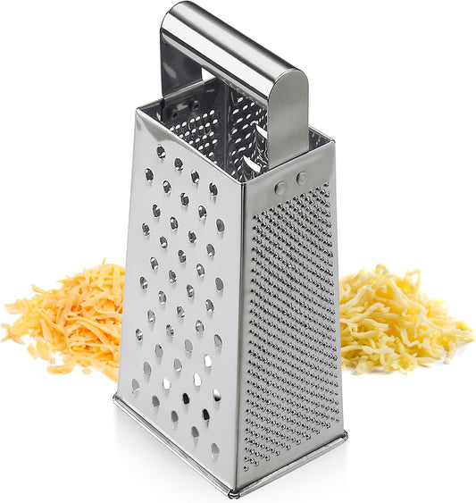 by Progressive Deluxe Stainless Steel Box Grater,Silver, Medium