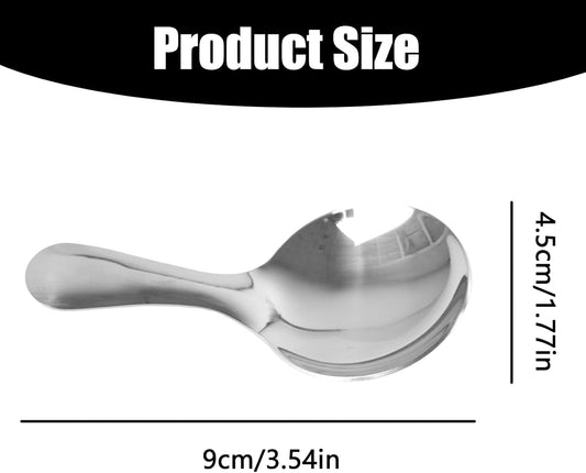 5-Pack Short Handle Stainless Steel Mini Spoons - Ideal for Coffee, Tea, Candy, and Condiment Canisters