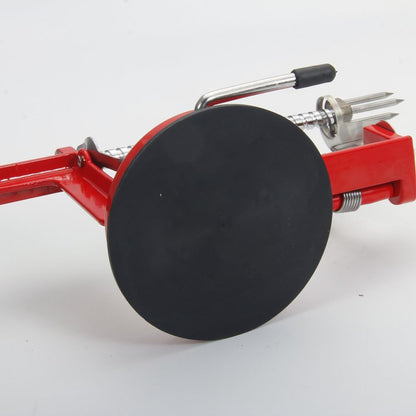 3 In 1 Apple Peeler Slicer Corer,Kitchen Vegetable Fruit Peeler Machine,Stainless Steel Potato Skin Peelers Remover,Hand Crank Apple Peeler Slicer,with Base,for Peeling Pear Apples and Potato (Red)