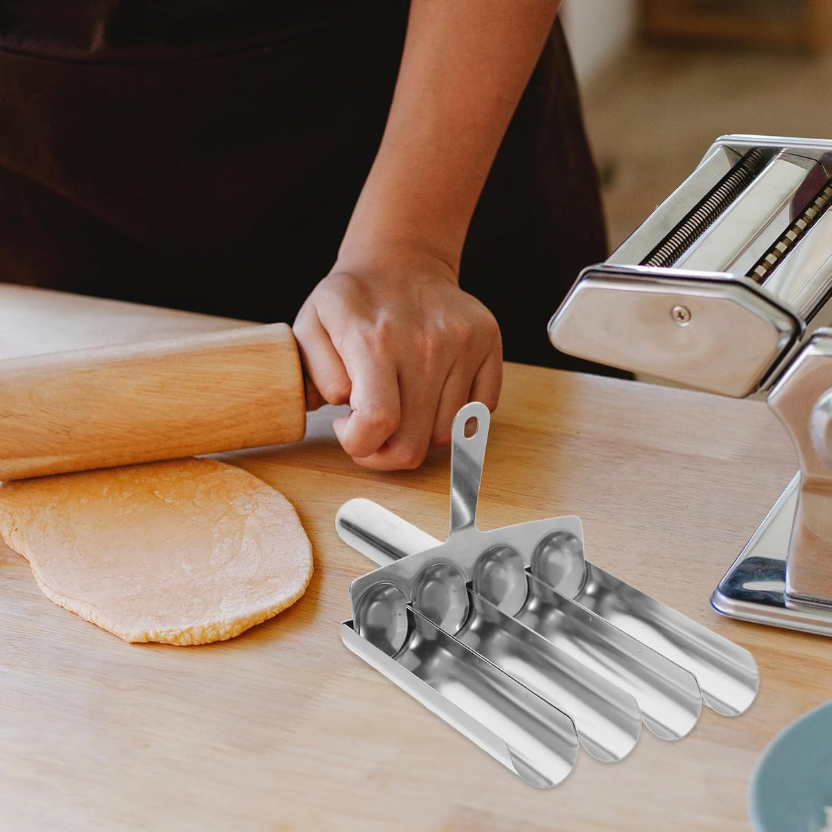 Meatball Maker 2-pack Stainless Steel Meatball Tool for Fish Balls Shrimp Balls Home Cooking Press Mold 4 Shaper 9.25X5.27X1.37in Kitchen Utensil