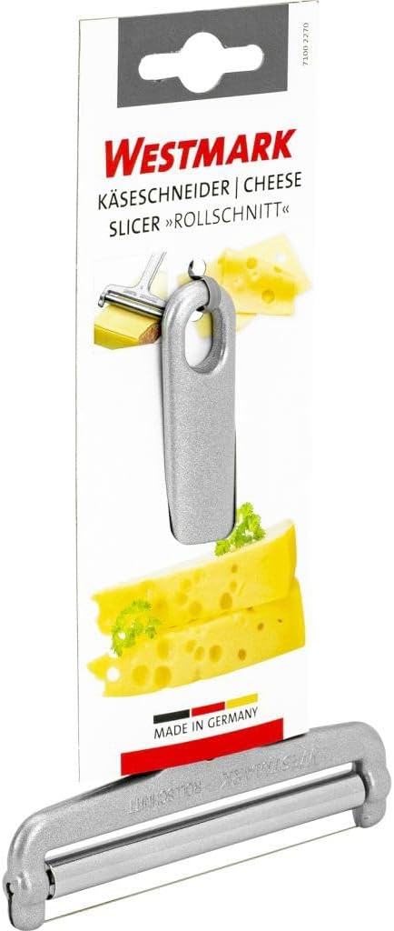 Wire Cheese Slicer – Stainless Steel Cheese Cutter with Adjustable Angle-Controlled Thickness, German Multipurpose Cheese Slicer for Gouda, Emmental, Edam