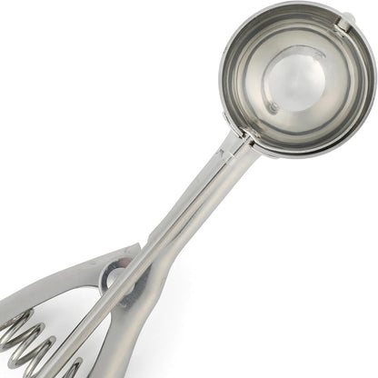 Sprucedale 1.5-Inch Stainless Steel Ice Cream Scooper – Durable Kitchen Scoop with Comfortable Handle for Perfect Portions