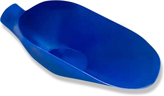 16.85" Kilo Bean Scale Scoop - Durable Precision Coffee Bean Measuring and Scooping Tool for Home Kitchen Baristas or Commercial Use (Blue) | Retail coffee bagging