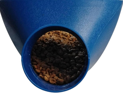 16.85" Kilo Bean Scale Scoop - Durable Precision Coffee Bean Measuring and Scooping Tool for Home Kitchen Baristas or Commercial Use (Blue) | Retail coffee bagging