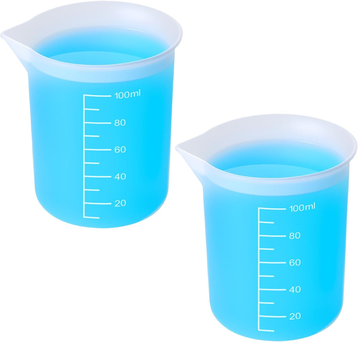 2 Pcs Silicone Laundry Detergent Measuring Cup, Dispenser Cups