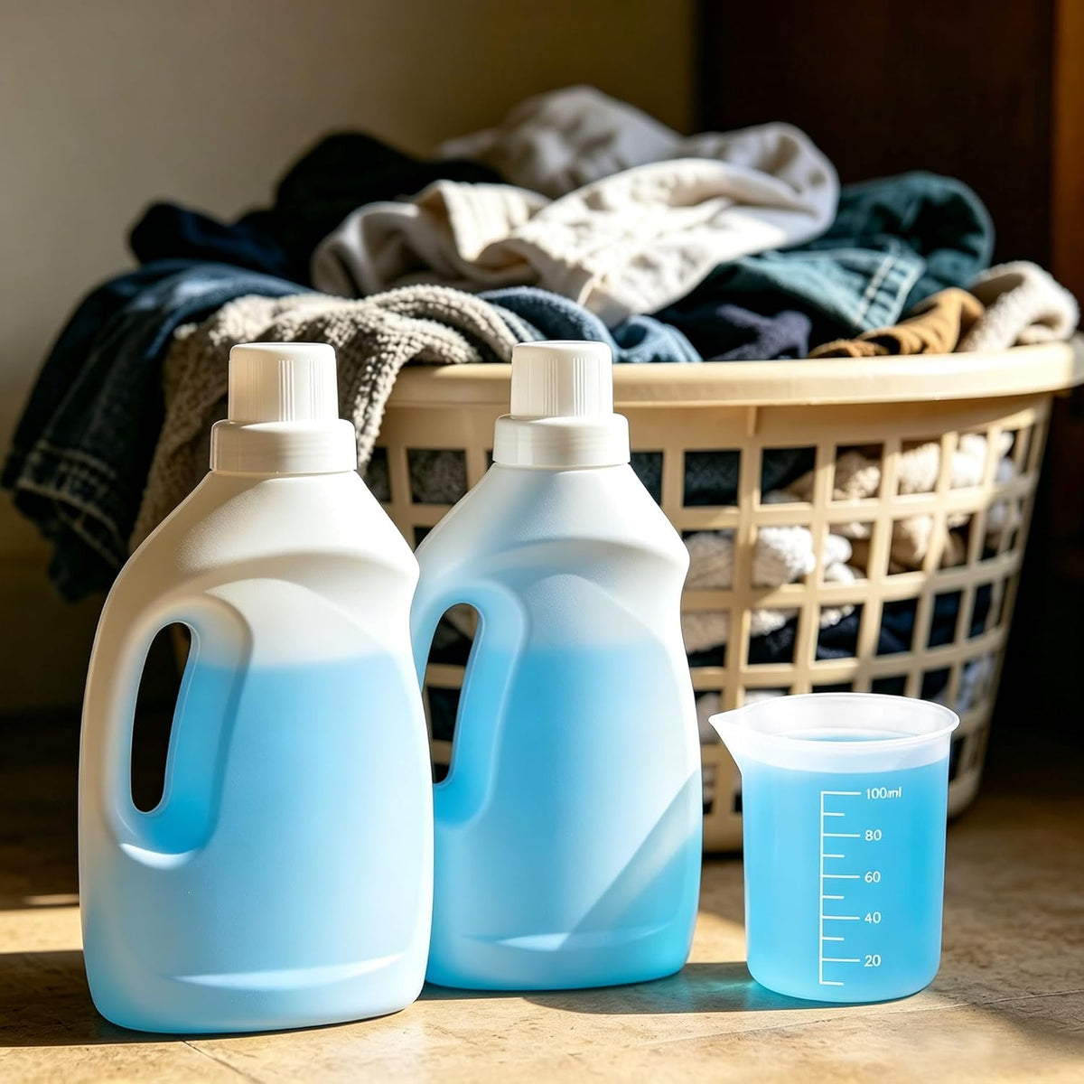 2 Pcs Silicone Laundry Detergent Measuring Cup, Dispenser Cups
