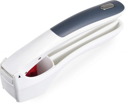 Easy Clean Garlic Press - Lightweight, Easy-to-Use Garlic Mincer & Crusher for Food Prep & Kitchen Accessories