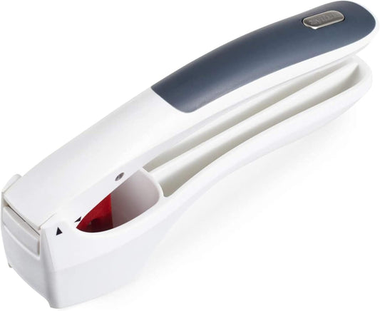 Easy Clean Garlic Press - Lightweight, Easy-to-Use Garlic Mincer & Crusher for Food Prep & Kitchen Accessories