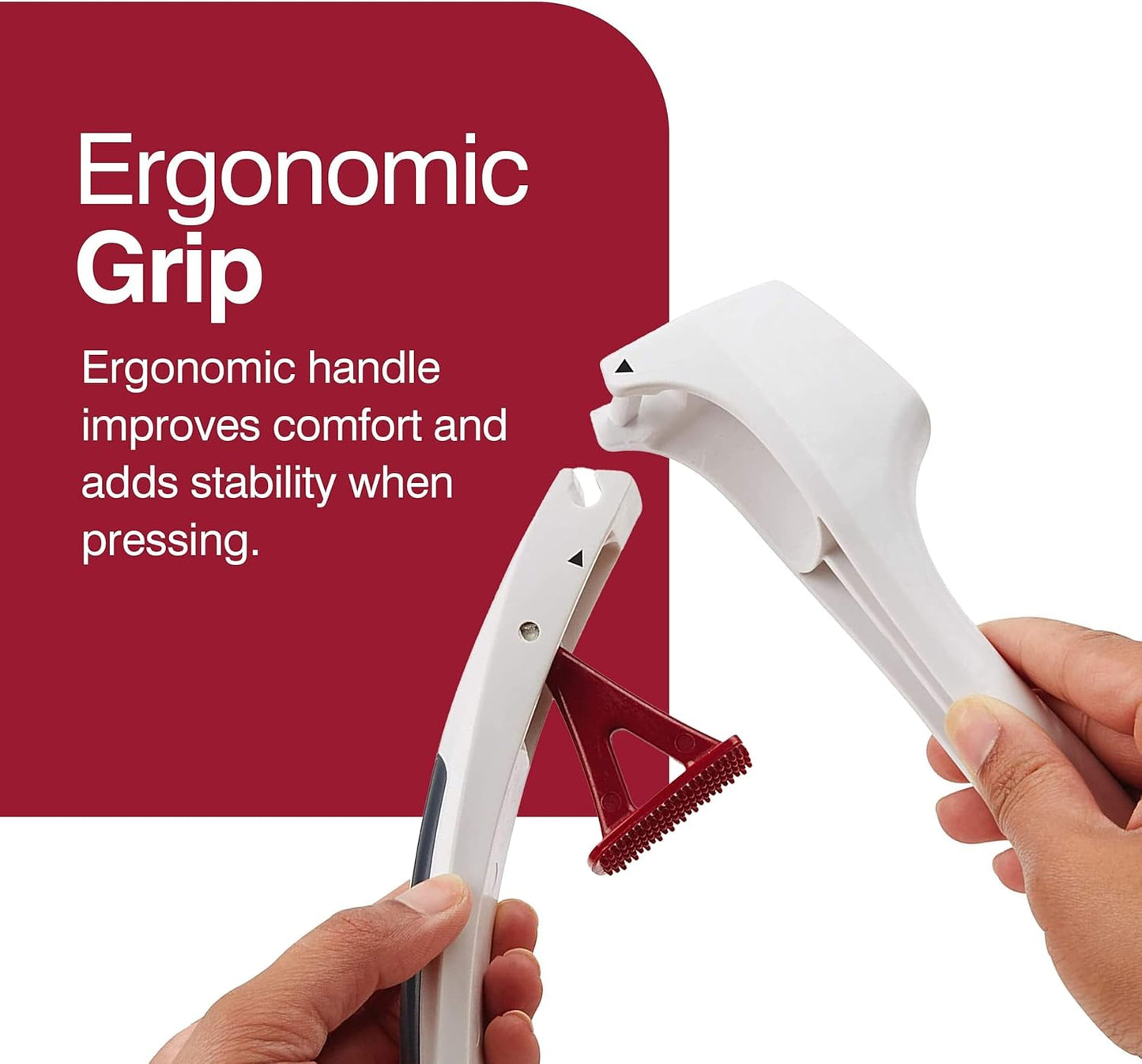 Easy Clean Garlic Press - Lightweight, Easy-to-Use Garlic Mincer & Crusher for Food Prep & Kitchen Accessories