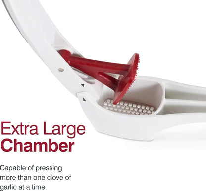 Easy Clean Garlic Press - Lightweight, Easy-to-Use Garlic Mincer & Crusher for Food Prep & Kitchen Accessories