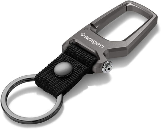 Universal Lanyard Wrist Strap with Keychain for iPhone, ID Badge Wallet Holder, AirPods, Cameras, Keychain & Everyday Carry, Durable Carabiner with Wrist Strap | Car Keychain Clip For Men & Women - Gunmetal