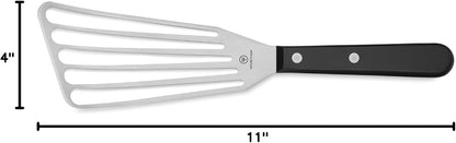 WÜSTHOF Gourmet 6.5" Offset Slotted Spatula,Silver/Black