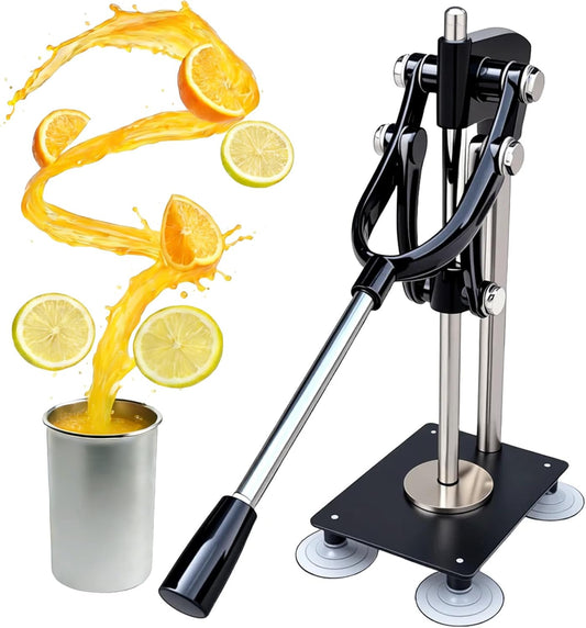 Heavy Duty Hand Juicer, Lemon Press & Citrus Press | Metal Juicer Hand Press, 520ml Cup, Manual Orange Juice Squeezer, For Lemon, Lime, Orange