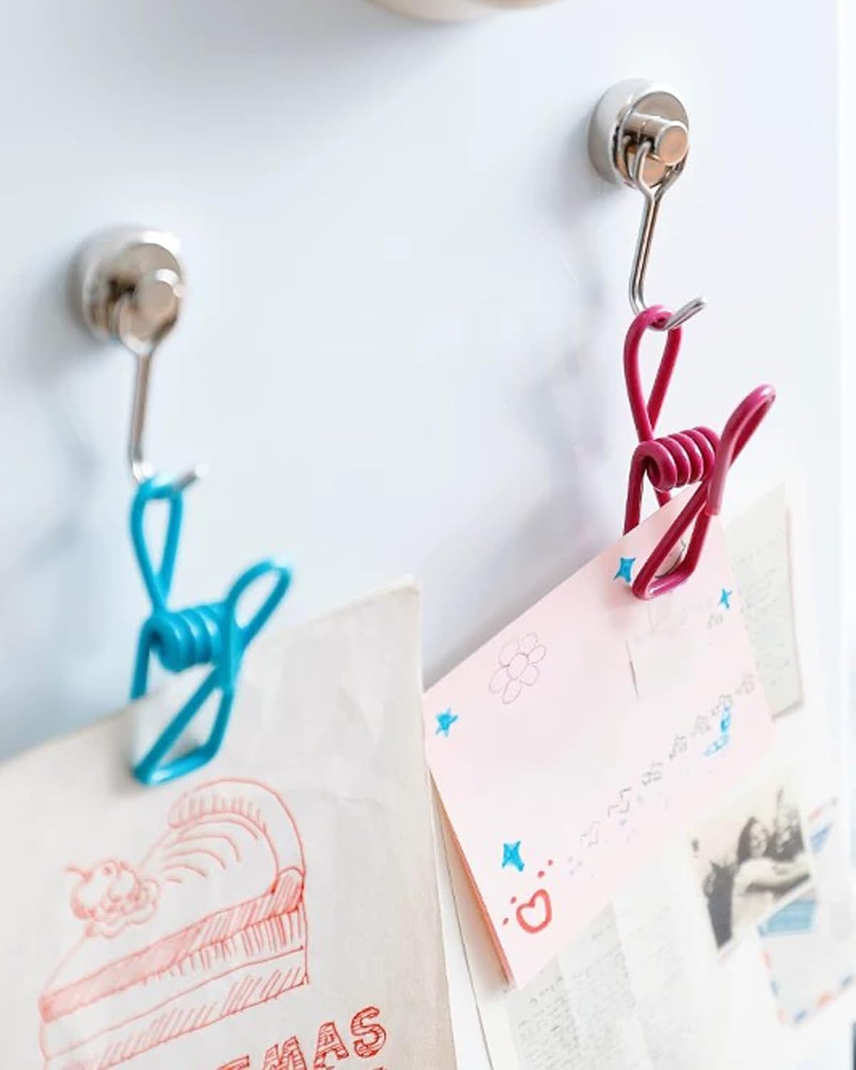 2in Chip Bag Clips 10 Pack Multipurpose Metal Clips | Multi Use, Sealing Clips, for Laundry, Hanging, Food Bags, Reusable Metal Bag Clips, for Household, Daily, Organization