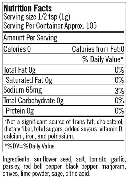 Salad Spectacular Seasoning Blend - Great for Salad Dressing Mix, Asian Stir Fry, Vegetables - 12 Herbs & Spices - 5.5 oz