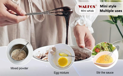 Whisk, Silicone Whisk Heat Resistant (480°F) Kitchen Whisks Set of 4- Professional Whisks For Cooking Non Scratch, Balloon Egg Whisk Perfect for Frothing, Blending, Beating