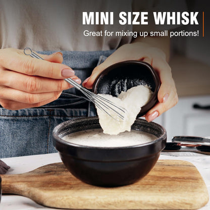 Whisk, Silicone Whisk Heat Resistant (480°F) Kitchen Whisks Set of 4- Professional Whisks For Cooking Non Scratch, Balloon Egg Whisk Perfect for Frothing, Blending, Beating