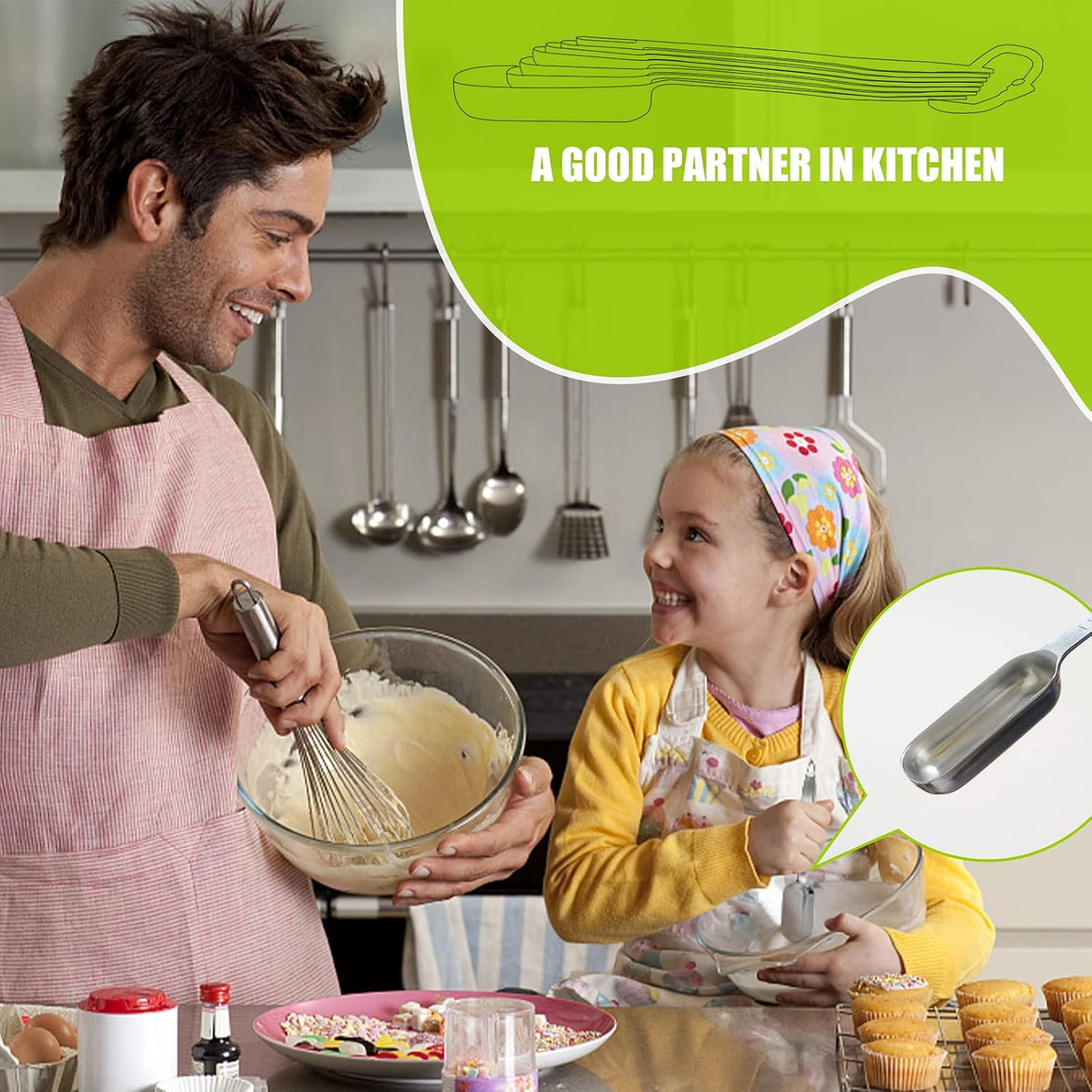 2PCS 1tsp(5ml) Measuring Spoon, Stainless Steel Measure Teaspoon