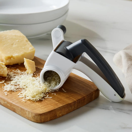 Rotary Cheese Grater, White | Grater