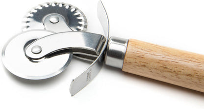 Fox Run 5542 Pastry Wheel Crimper and Cutter, Stainless Steel 1 x 2.75 x 6.5 inches