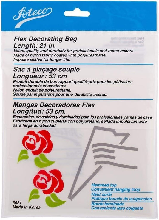 3021 Flex Decorating Bag, Coated Nylon, 21-Inch, Reusable