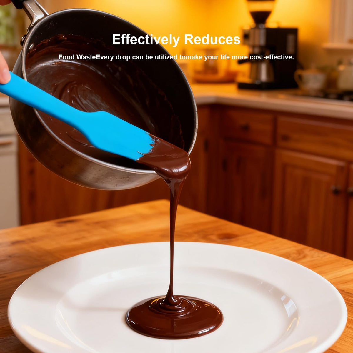 Silicone Jar Spatula Set, Long Handle Heat Resistant Skinny Spatulas for Jars & Bottles, Non-Stick Flexible Scrapers for Baking, Mixing, Jam, Cake Cream & Butter Spreading(6 colors）