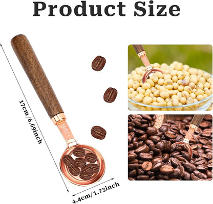 Coffee Scoop for Ground Coffee 1 Tablespoon Coffee Scoop Wood Long Handle Coffee Bean Scoop Tea Scoop Coffee Measuring Spoon,1 tbsp,6.7 inch