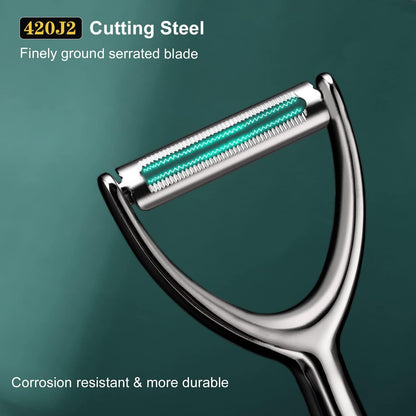 Vegetable Peeler Stainless Steel, Premium Potato Peeler for Kitchen