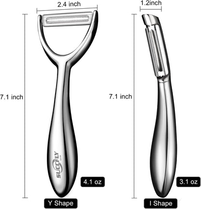 Vegetable Peeler Stainless Steel, Premium Potato Peeler for Kitchen
