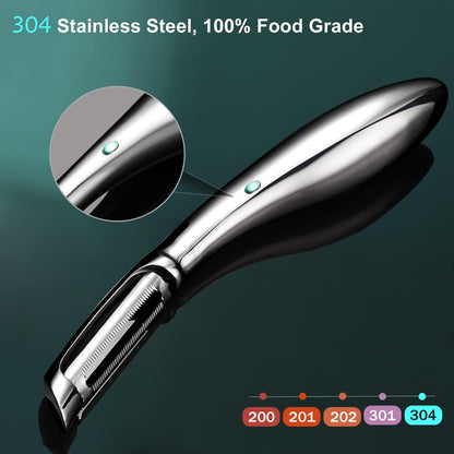Vegetable Peeler Stainless Steel, Premium Potato Peeler for Kitchen