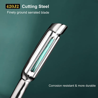 Vegetable Peeler Stainless Steel, Premium Potato Peeler for Kitchen