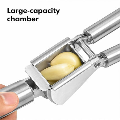 For OXO Garlic Press, 2 Pack Garlic Press Stainless Steel Garlic Crusher Mincer, Easy-Squeeze Soft Grip Handle, Easy to Clean, Dishwasher Safe, Garlic Rocker Alternative