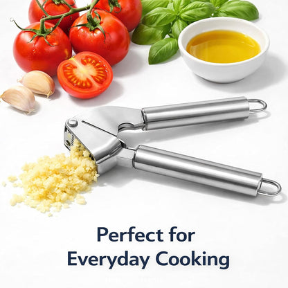 For OXO Garlic Press, 2 Pack Garlic Press Stainless Steel Garlic Crusher Mincer, Easy-Squeeze Soft Grip Handle, Easy to Clean, Dishwasher Safe, Garlic Rocker Alternative