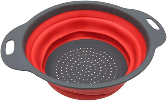 Foldable Wash Colander Fruit Vegetable Washing Basket Kitchen Collapsible Strainer