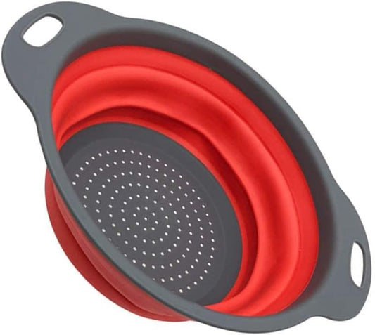 Foldable Wash Colander Fruit Vegetable Washing Basket Kitchen Collapsible Strainer