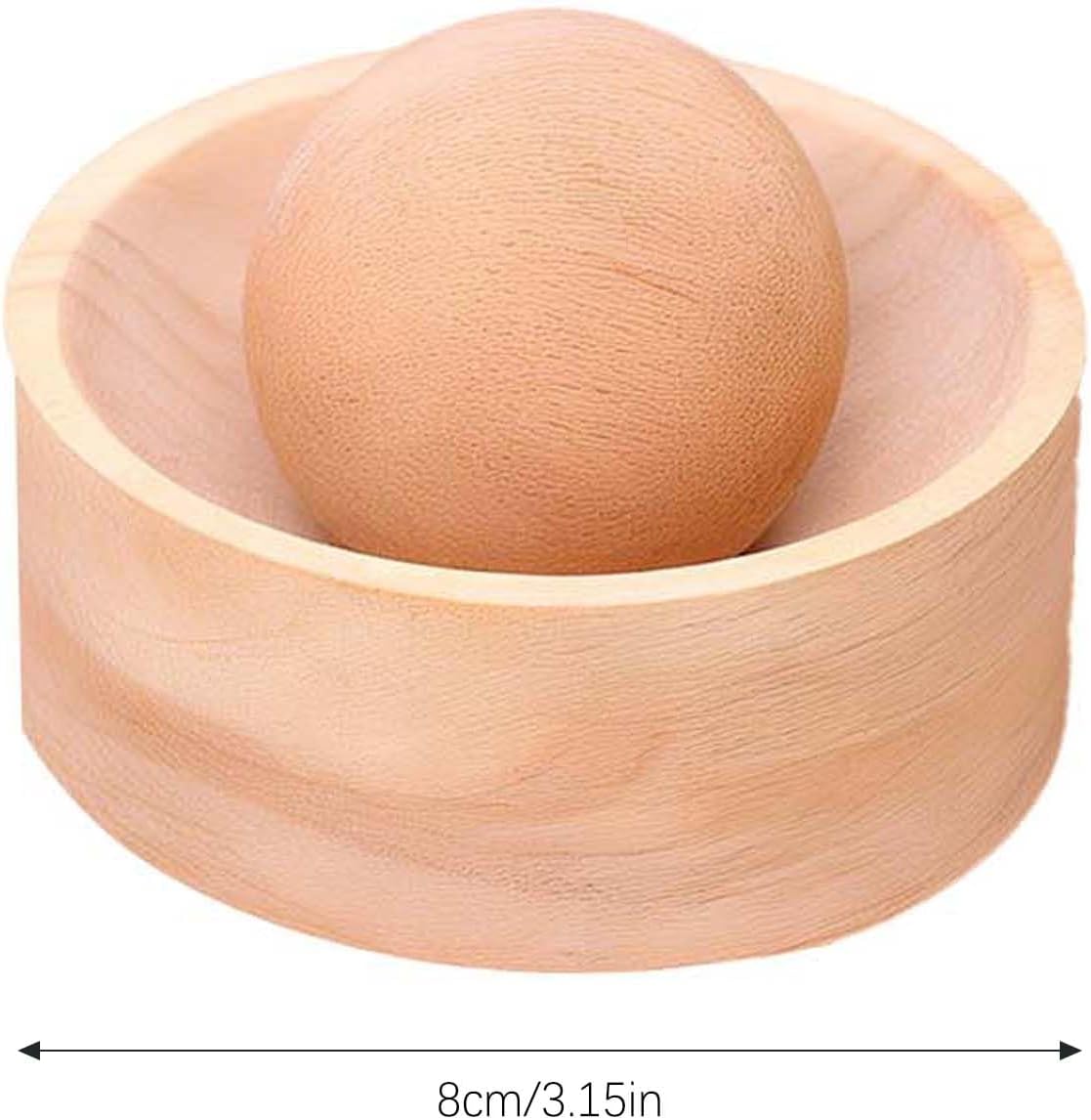 Wood Dumpling Skin Press Tool - Dough Maker for DIY Steamed Buns, Pies - Reusable and Portable Kitchen Gadget for Homemade Chinese Food Baking