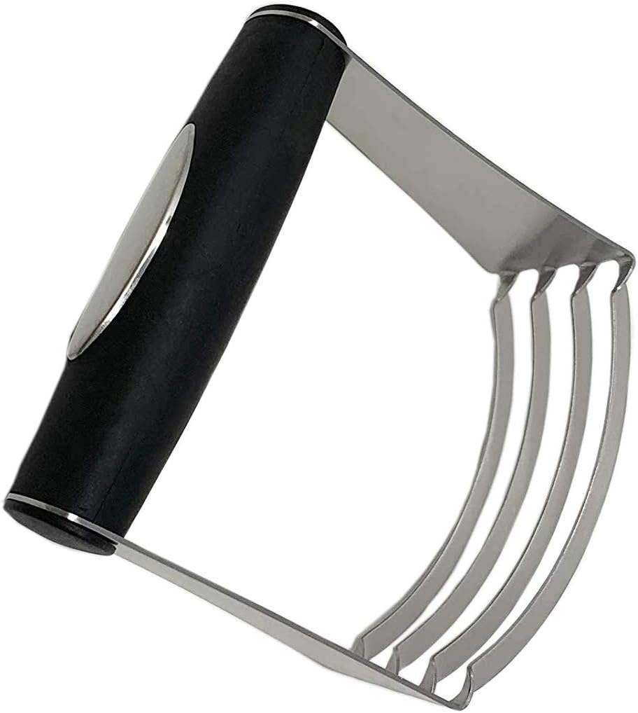 Stainless Steel Professional Baking Dough 4 Blades Blender Cutter Mixer (1, Stainless Steel Dough Blender)