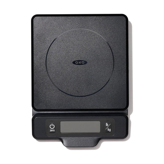 Good Grips 5-lb Kitchen Scale with Pull-Out Display, Black